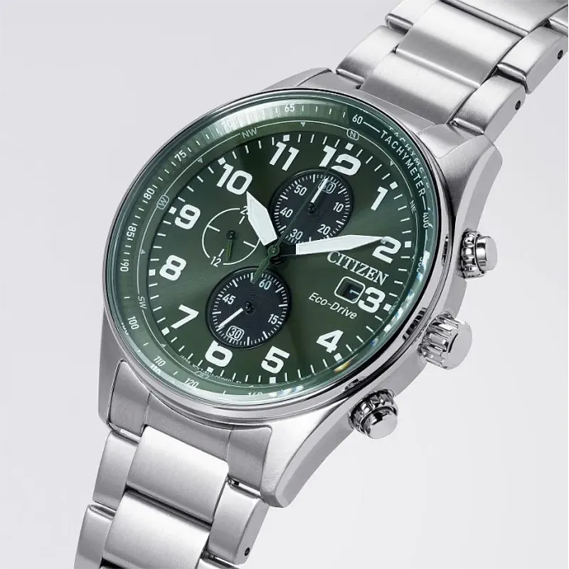 Citizen Eco-Drive Chronograph Blue Dial Men's Watch- CA0770-56X